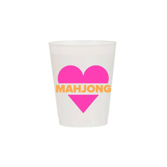 “Heart Mahjong" Frost Flex Cups