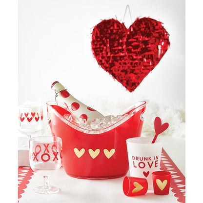 Hearts Acrylic Stir Sticks - Set of 4