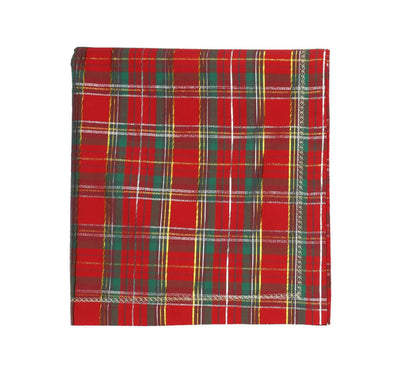 Holiday Threads Tablecloth in Red, Green & Gold