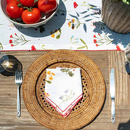 Honey Rattan Charger Set of 4