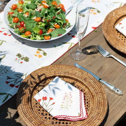 Honey Rattan Charger Set of 4