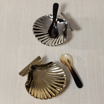 Horn Condiment/Caviar Spoon