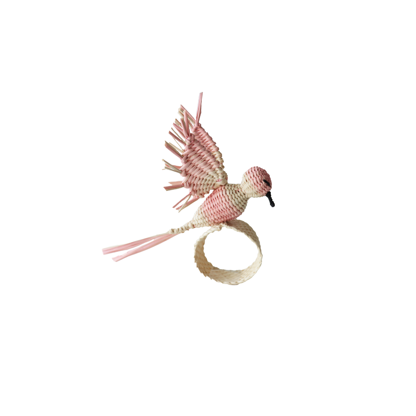 Hummingbird Napkin Ring- Pink