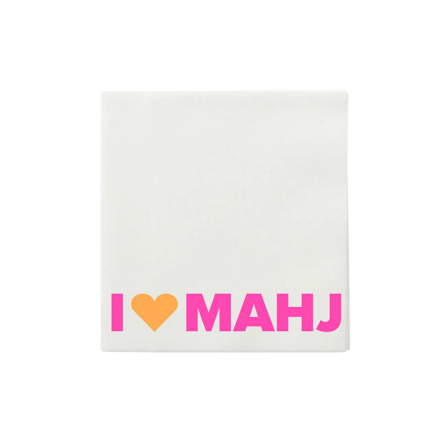 "I Heart Mahj" Cocktail Napkins