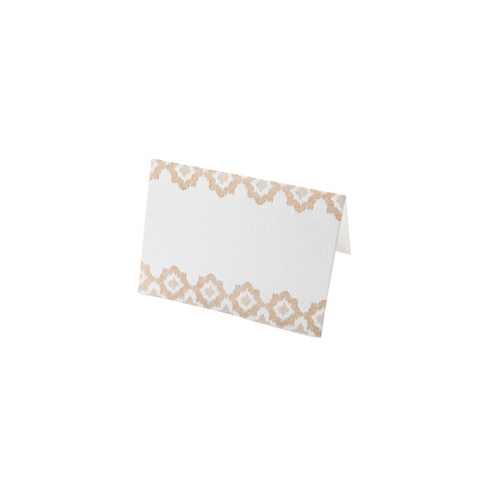 Ikat Folded Place Cards
