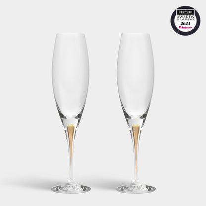 Intermezzo Gold Champagne Set of 2