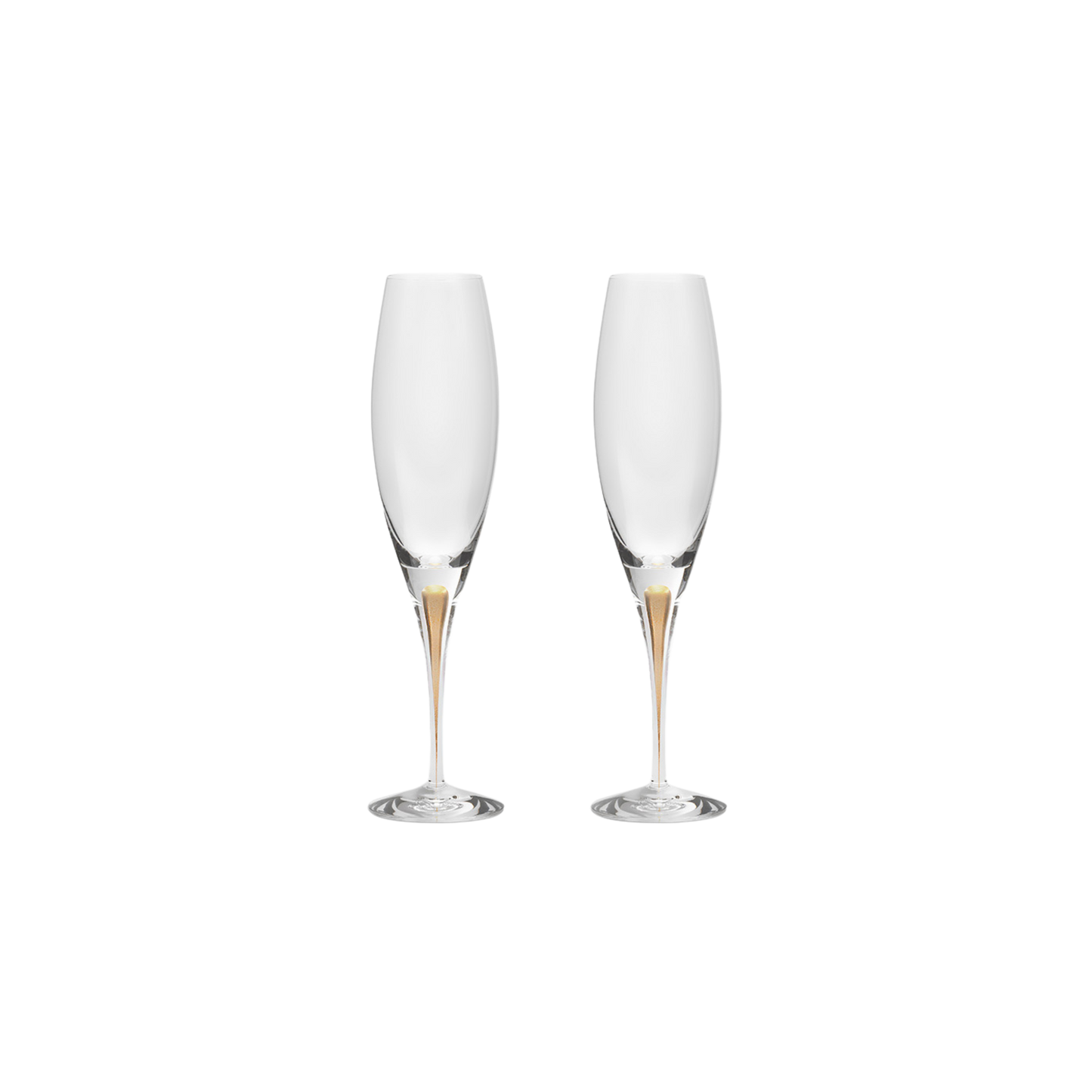 Intermezzo Gold Champagne Set of 2