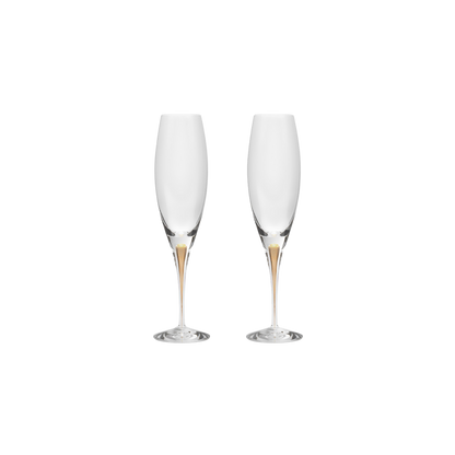 Intermezzo Gold Champagne Set of 2