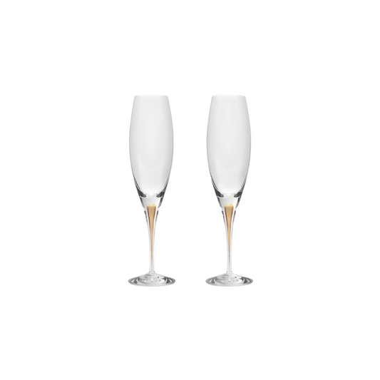 Intermezzo Gold Champagne Set of 2