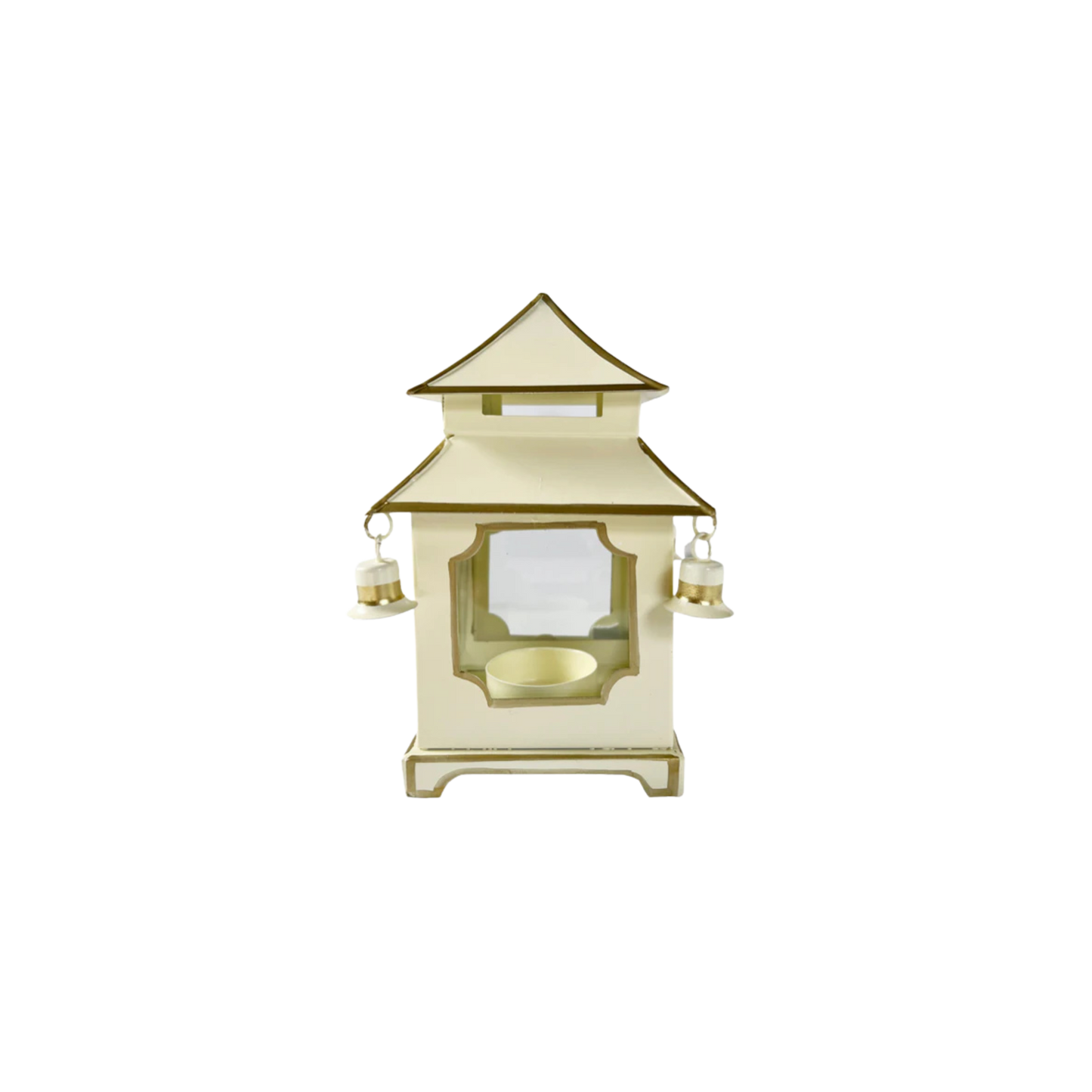Ivory & Gold Pagoda Lantern