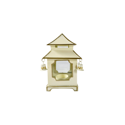Ivory & Gold Pagoda Lantern