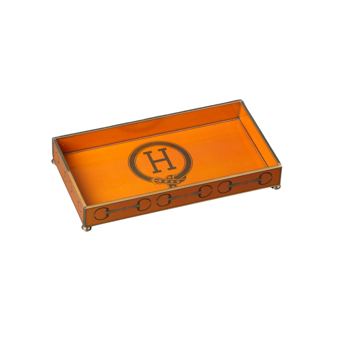 Orange H Tray