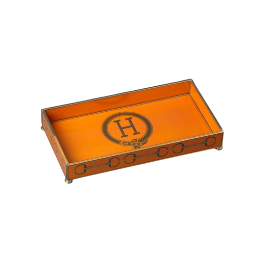 Orange H Tray