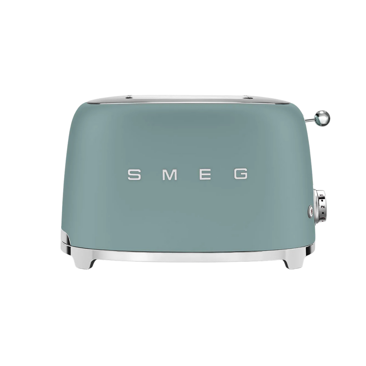 2-Slice Retro-Style Toaster - Jade Green Matte