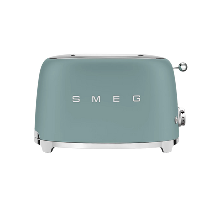 2-Slice Retro-Style Toaster - Jade Green Matte