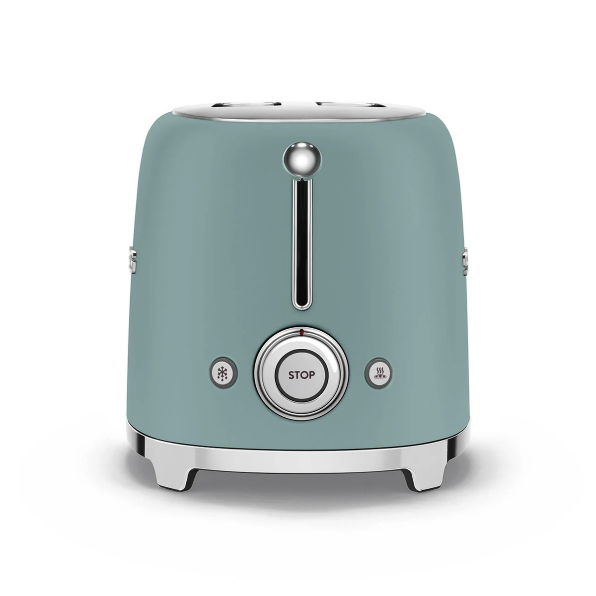 2-Slice Retro-Style Toaster - Jade Green Matte