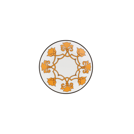 Jaipur Dessert Plate in Orange