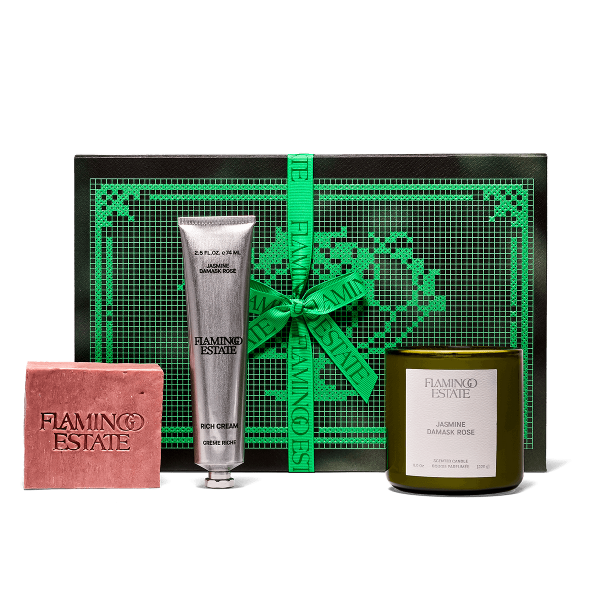 Jasmine Damask Rose Trio