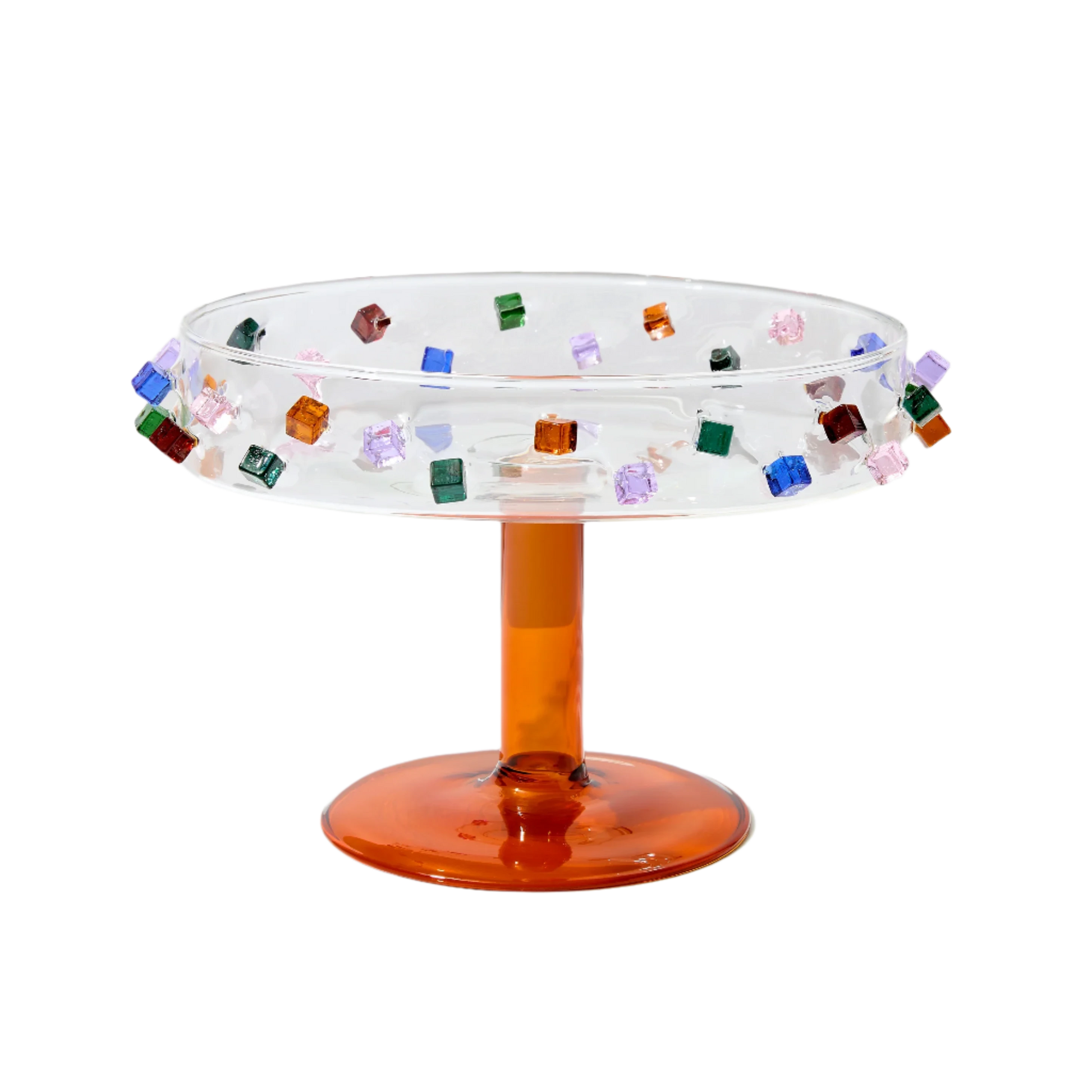 Jewel Stand dessert display crafted from delicate borosilicate glass, ideal for stacked desserts like croquembouche or tiramisu.