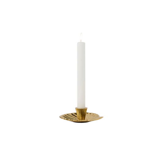 Jovie Polished Gold Candle Holder