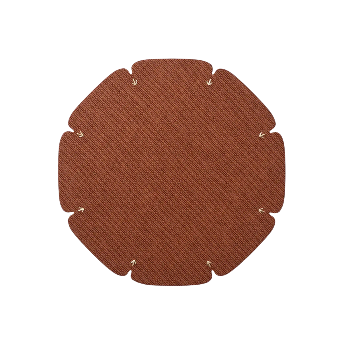 Set of 4 Divot Placemats - Brown