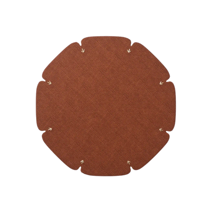 Set of 4 Divot Placemats - Brown