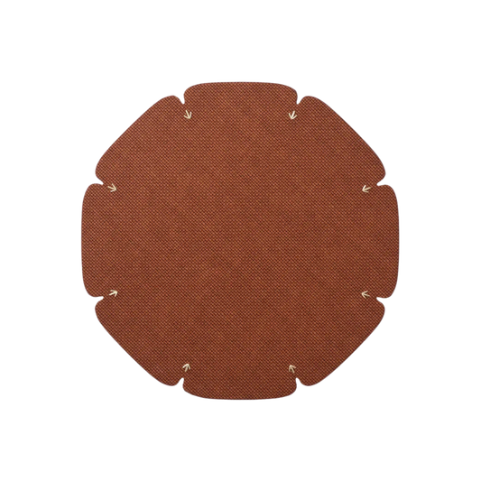 Set of 4 Divot Placemats - Brown