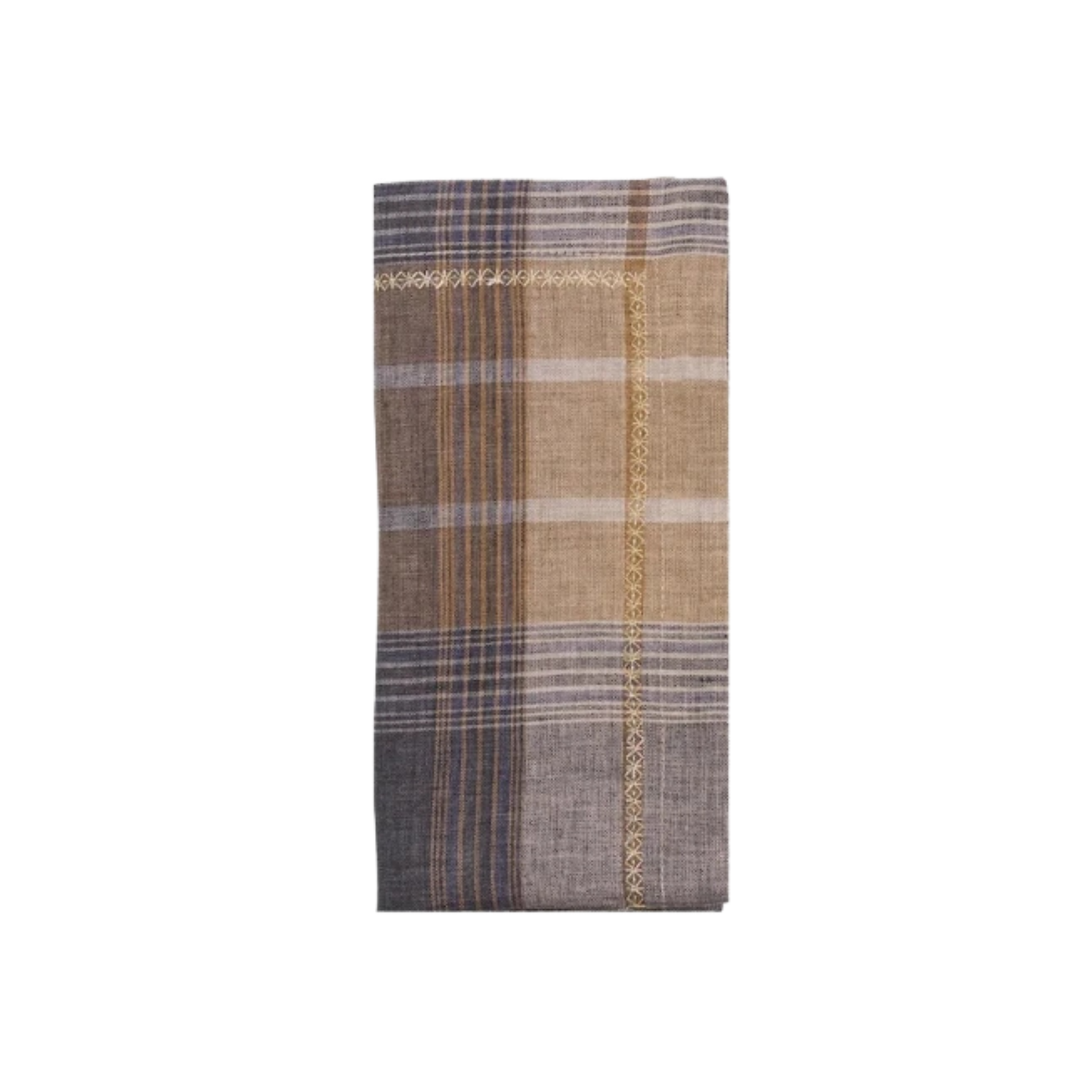 Set of 4 Henley Napkins - Brown/Multi