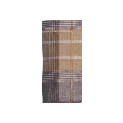 Set of 4 Henley Napkins - Brown/Multi