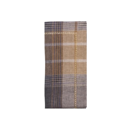 Set of 4 Henley Napkins - Brown/Multi