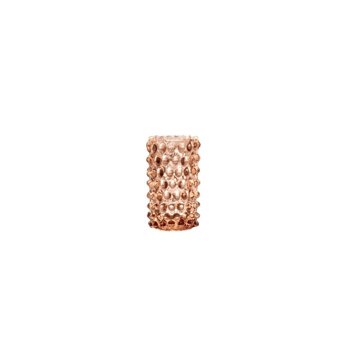Bronze Hobnail Bud Vase