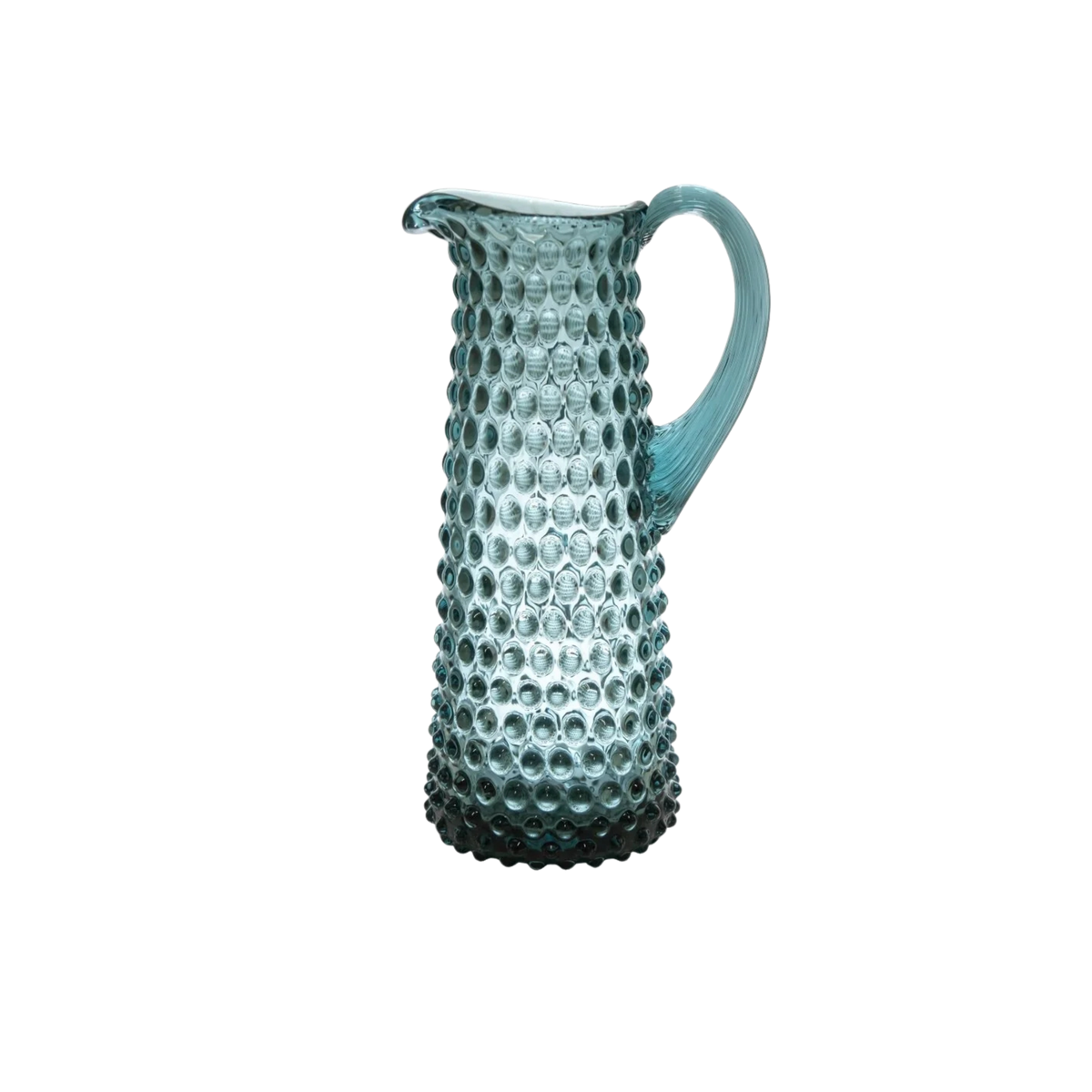 Misty Blue Hobnail Pitcher