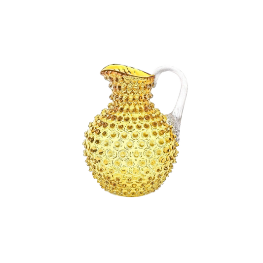 Underlay Amber Hobnail Jug