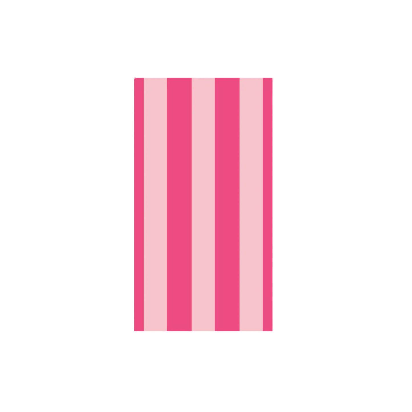 Light and Haute Pink Signature Cabana Stripe Guest Towel