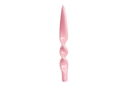 Lacquer Candle in Pink - Set of 2