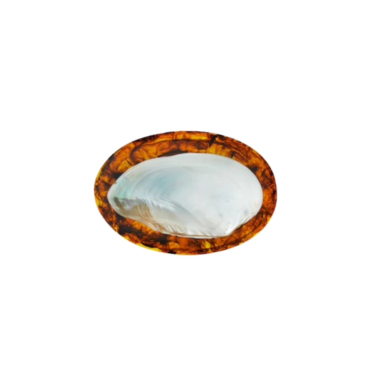 Large Caviar Dish in Tortoise