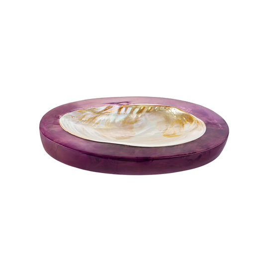 Large Caviar Dish in Violet