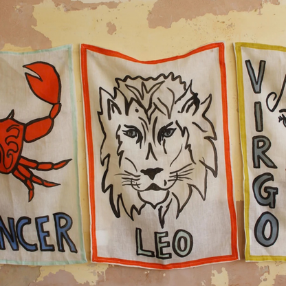 Leo Tea Towel