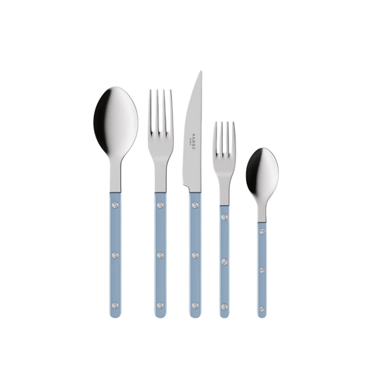 Bistrot Pearly 5-Piece Cutlery Set - Light Blue