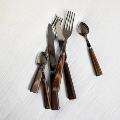 Nature 5-Piece Cutlery Set - Light Press Wood