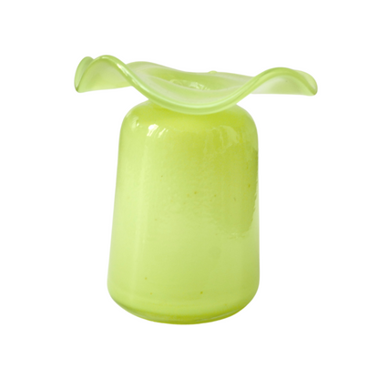 Ruffle Bud Vase- Green