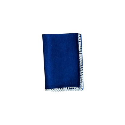 Linen Napkin in Marine - Set of 4