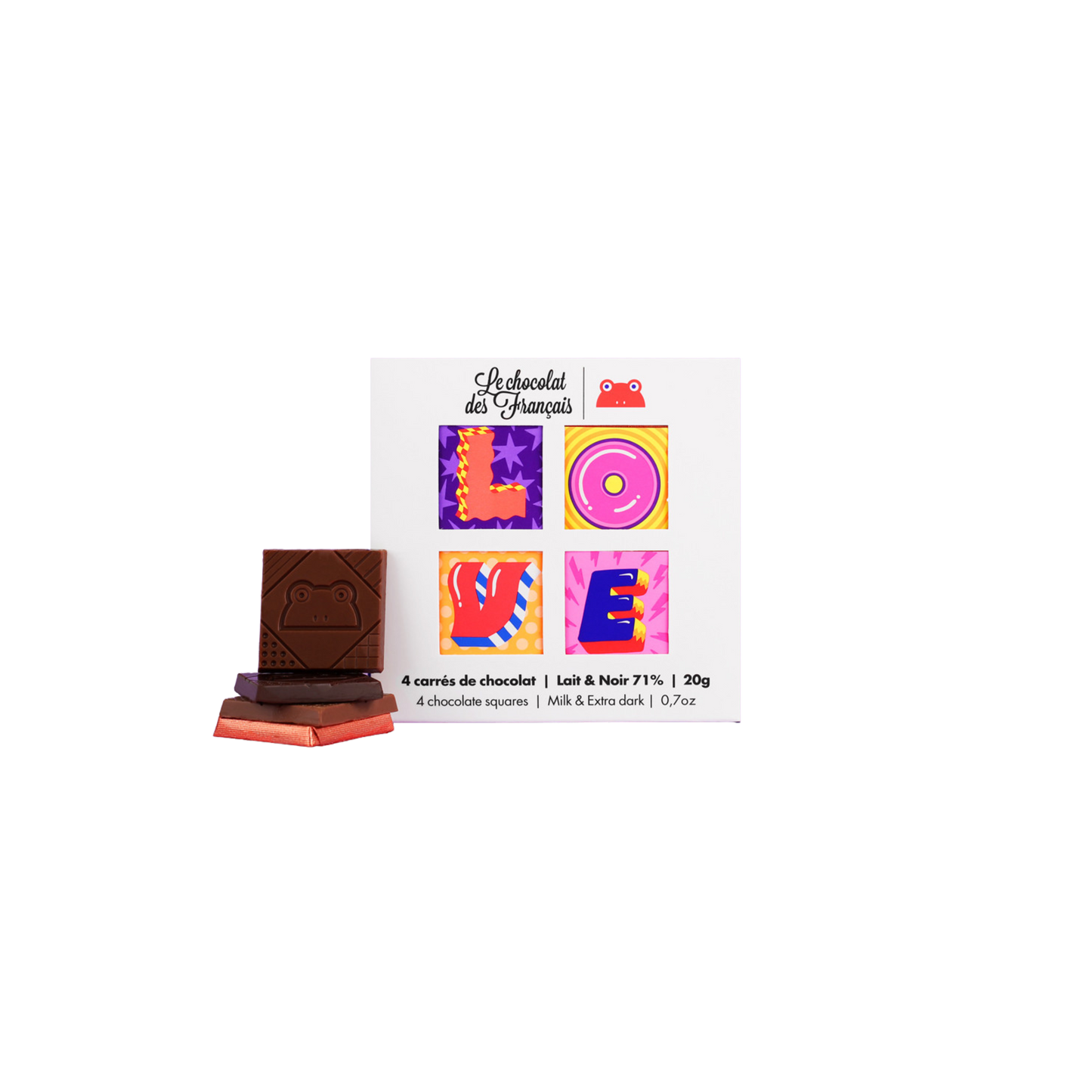 Love 4 Squares Chocolate Giftset