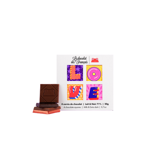 Love 4 Squares Chocolate Giftset