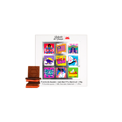 Love USA 9 Squares Chocolate Giftset