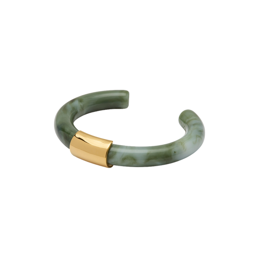 Jade Resin Link Bangle