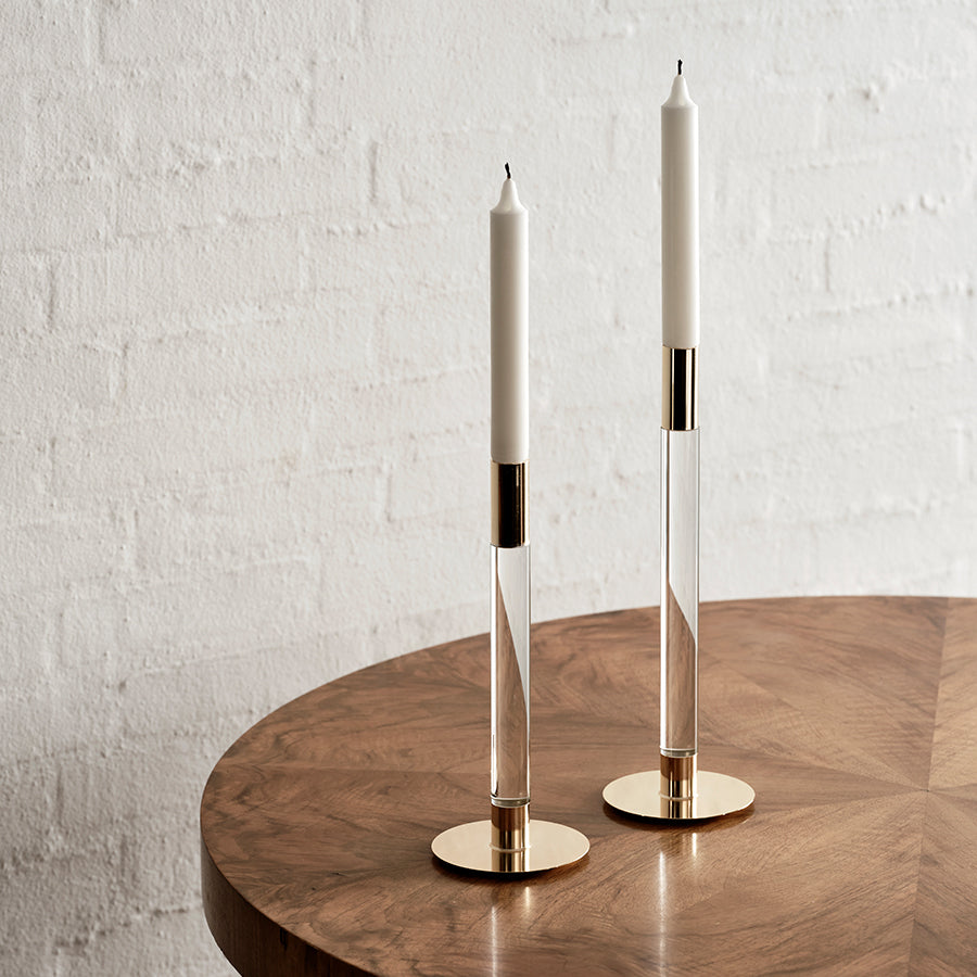 Lumiere Candlestick Gold Medium