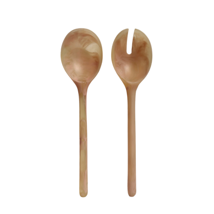 Salad Servers Set - Coral