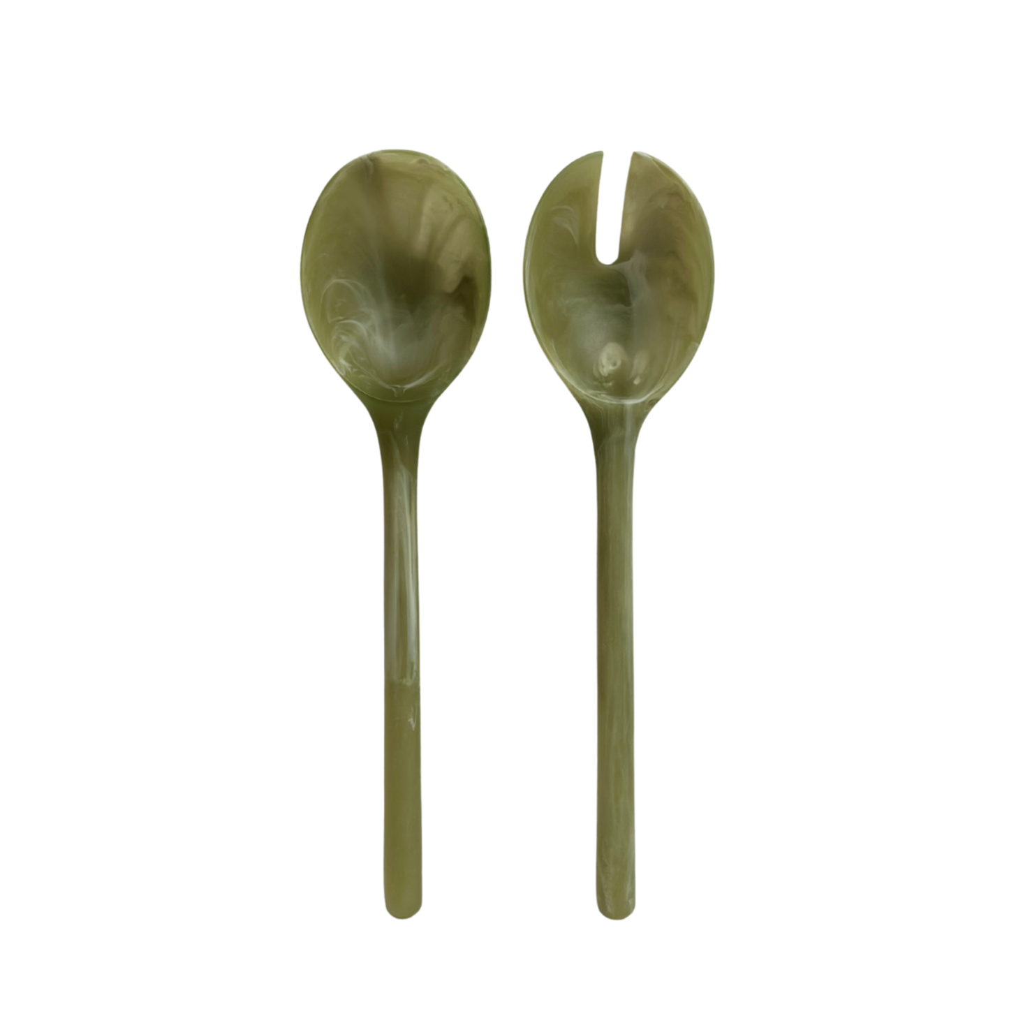 Salad Servers Set - Olive