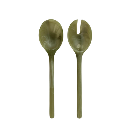 Salad Servers Set - Olive